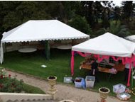 marquee for corporate event on Melbourne cup race day