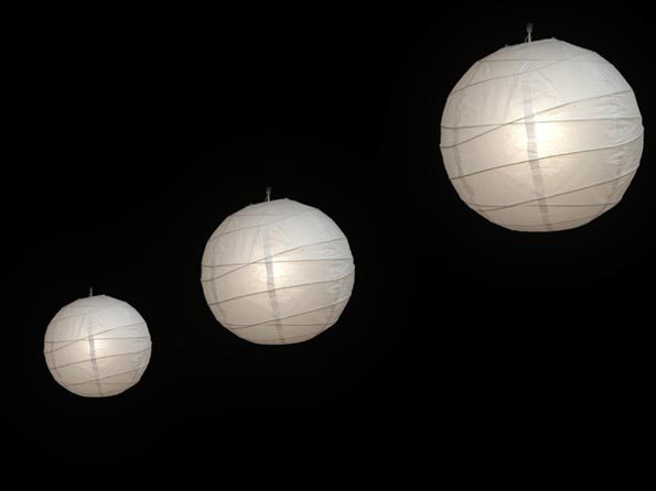 Rice Paper Lantern Lighting Hire