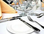 party hire tableware, catering for corporate event